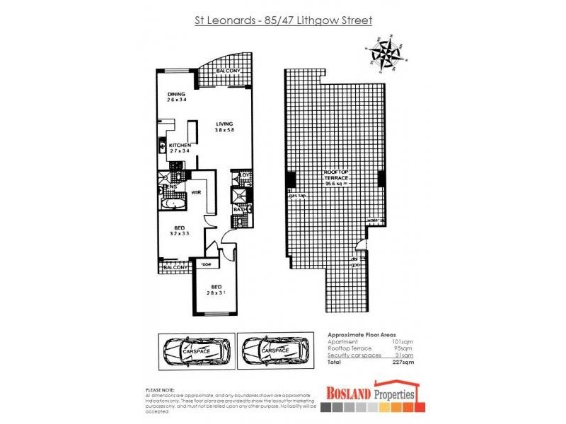 85/47 Lithgow Street, St Leonards NSW 2065 Floorplan