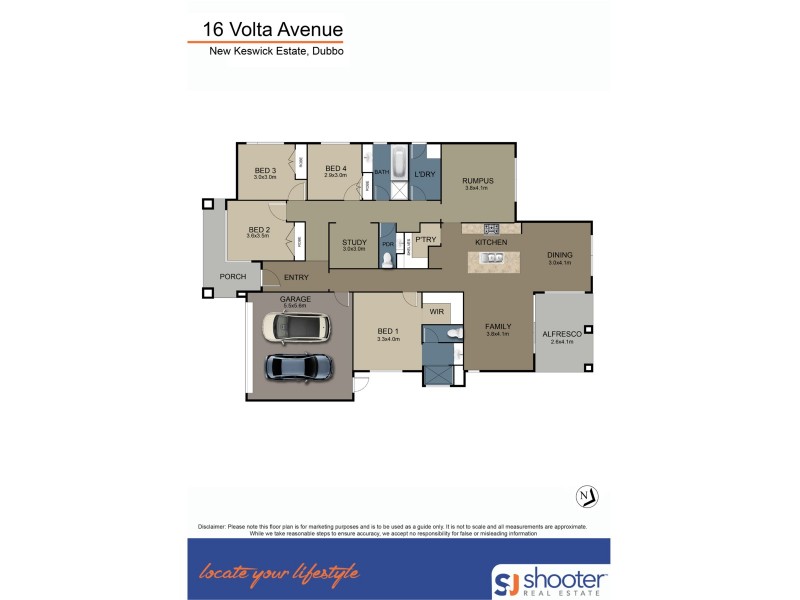 16 Volta Avenue, Dubbo NSW 2830 Floorplan