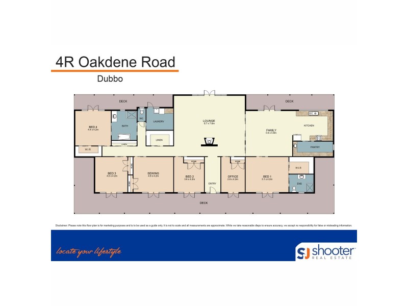 4R Oakdene Road, Dubbo NSW 2830 Floorplan