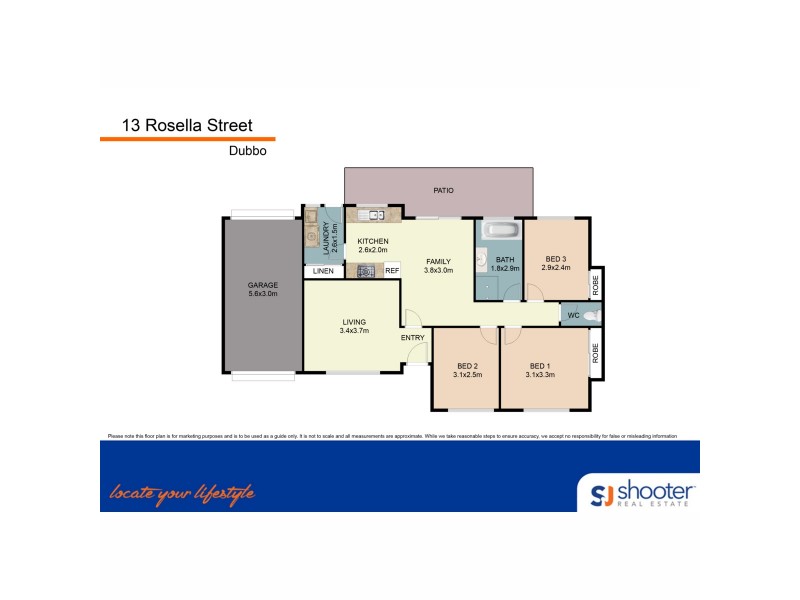 13 Rosella Street, Dubbo NSW 2830 Floorplan