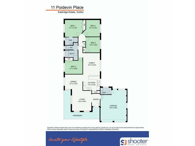 11 Poidevin Place, Dubbo NSW 2830 Floorplan