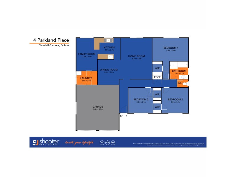 4 Parkland Place, Dubbo NSW 2830 Floorplan