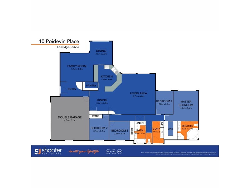 10 Poidevin Place, Dubbo NSW 2830 Floorplan