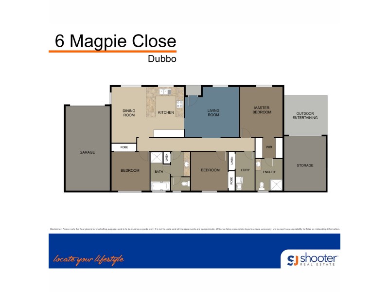 6 Magpie Close, Dubbo NSW 2830 Floorplan