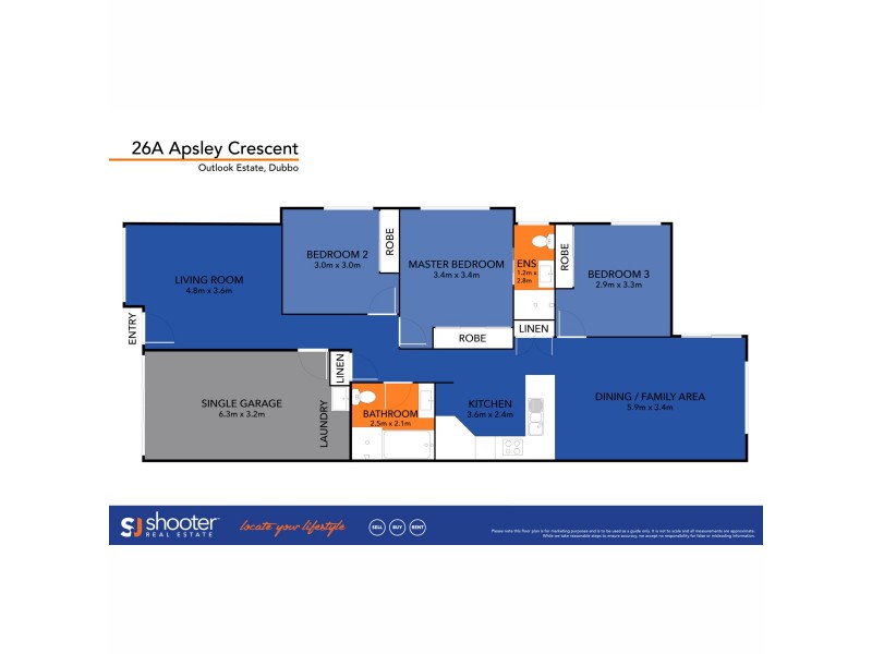 26A Apsley Crescent, Dubbo NSW 2830 Floorplan