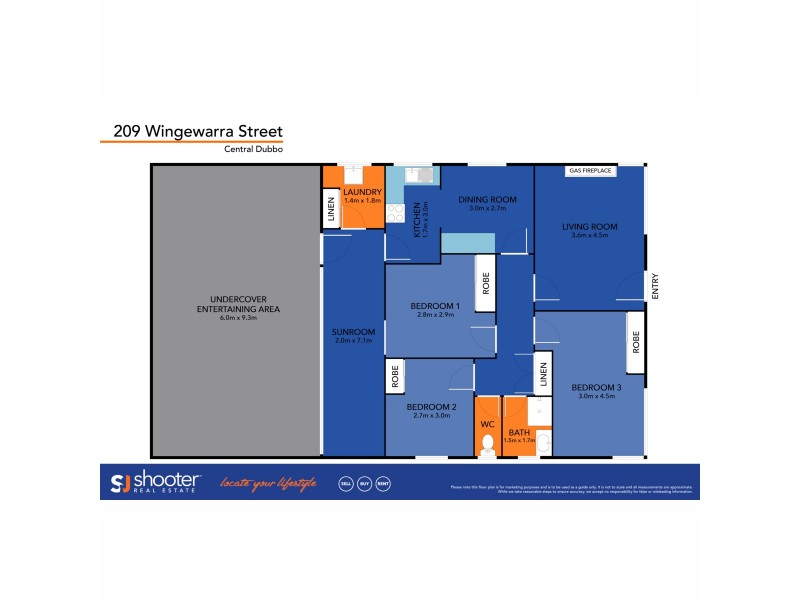 209 Wingewarra Street, Dubbo NSW 2830 Floorplan