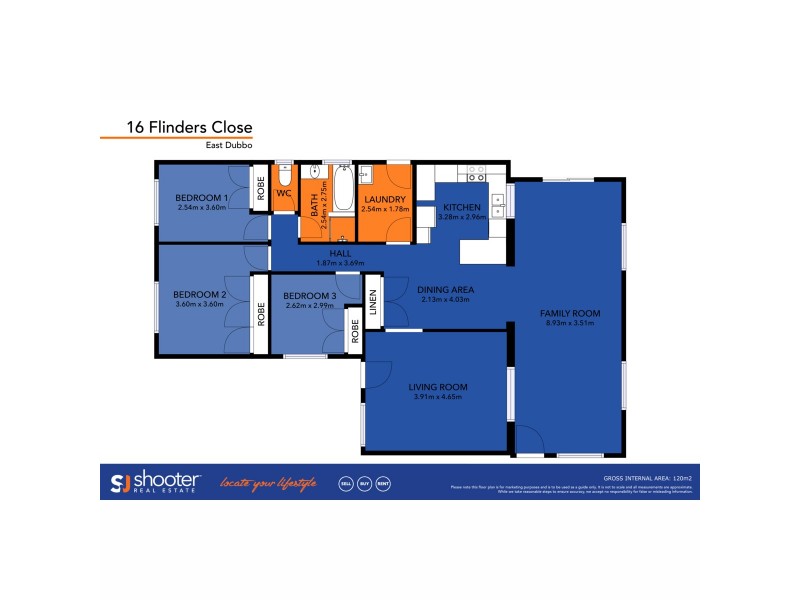 16 Flinders Close, Dubbo NSW 2830 Floorplan
