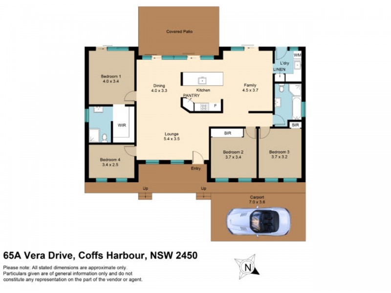 65a Vera Drive, Coffs Harbour NSW 2450 Floorplan