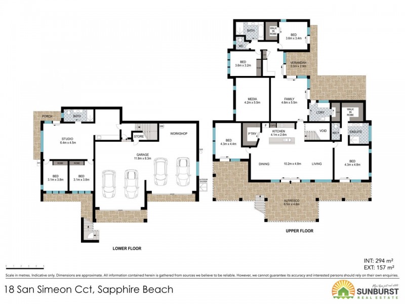 18 San Simeon Circuit, Sapphire Beach NSW 2450 Floorplan