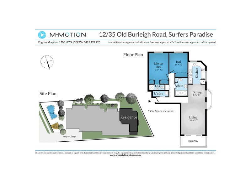 12/35 Old Burleigh Road, Surfers Paradise QLD 4217 Floorplan