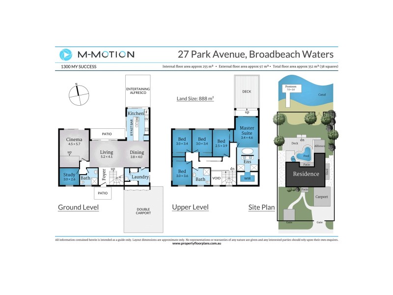 27 Park Avenue, Broadbeach Waters QLD 4218 Floorplan
