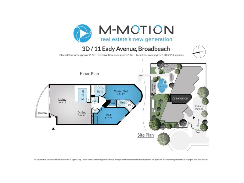 3D/11 Eady Avenue, Broadbeach Waters QLD 4218 Floorplan