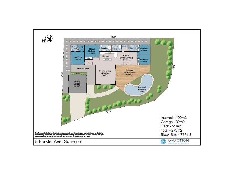8 Forster Avenue, Sorrento QLD 4217 Floorplan