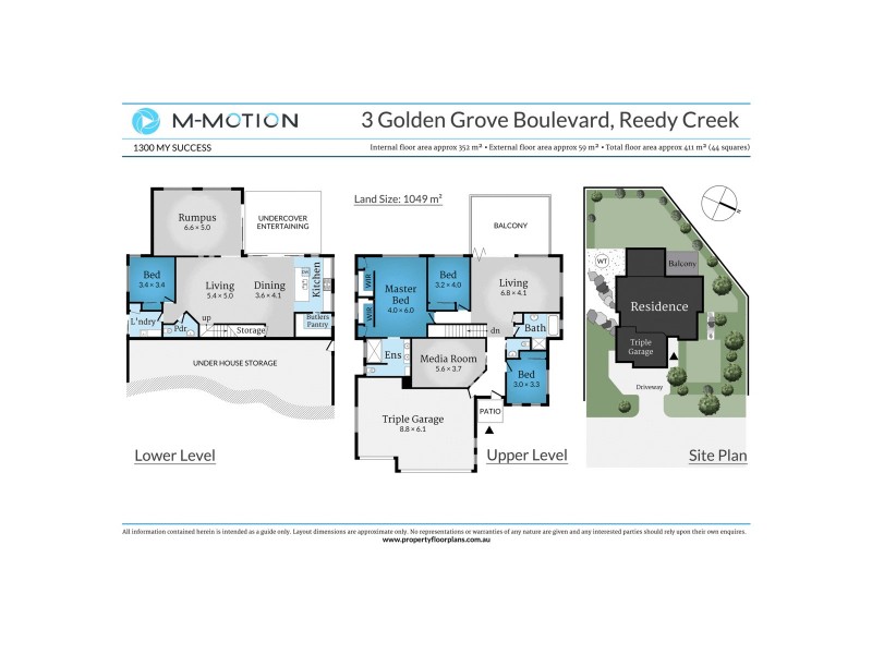 3 Golden Grove Boulevard, Reedy Creek QLD 4227 Floorplan
