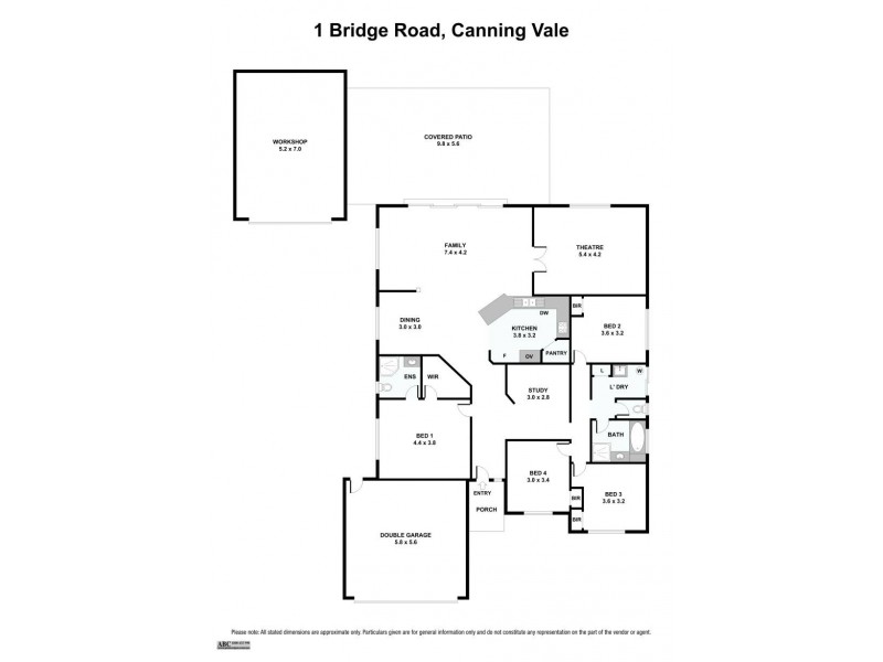 1 Bridge Road, Canning Vale WA 6155 Floorplan