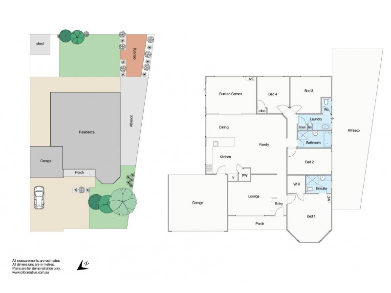 48 Fruit Tree Crescent, Forrestfield WA 6058 Floorplan