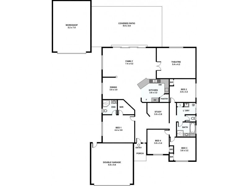1 Bridge Road, Canning Vale WA 6155 Floorplan