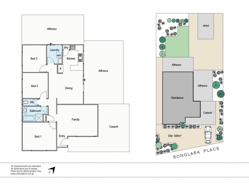 5 Songlark Place, Huntingdale WA 6110 Floorplan