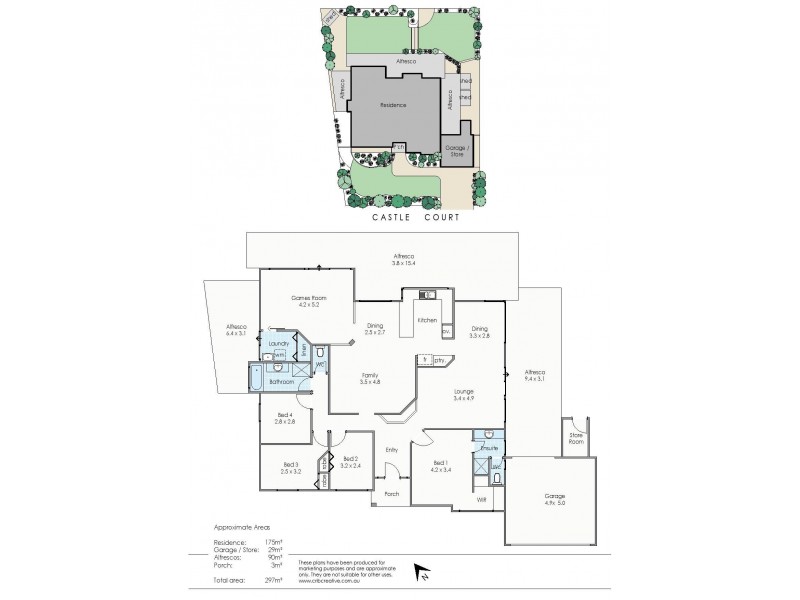 3 Castle Court, Thornlie WA 6108 Floorplan