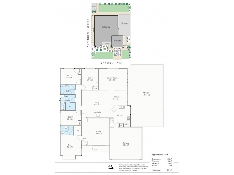 2 Jarbell Way, Huntingdale WA 6110 Floorplan
