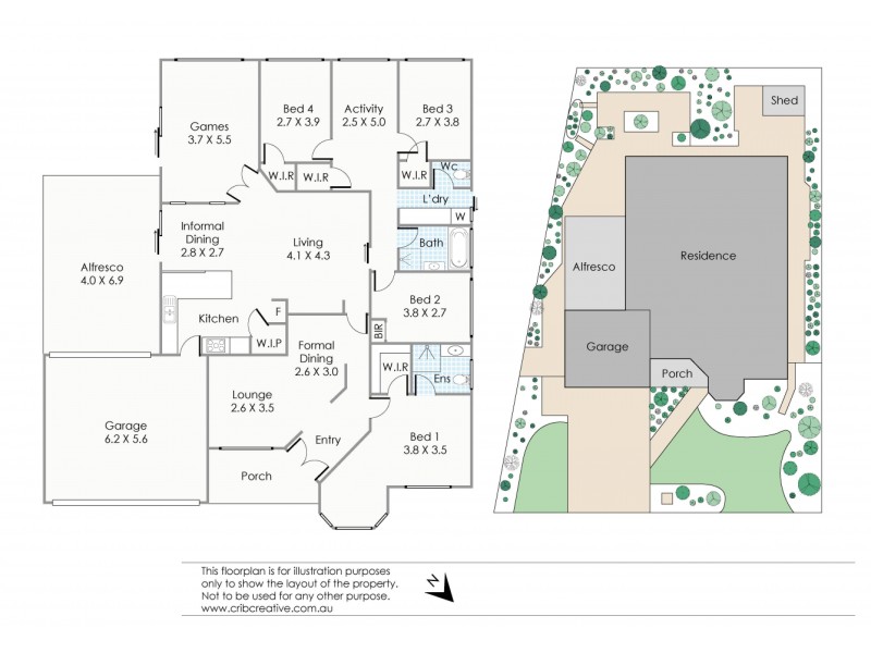 12 Ironwood Court, Thornlie WA 6108 Floorplan