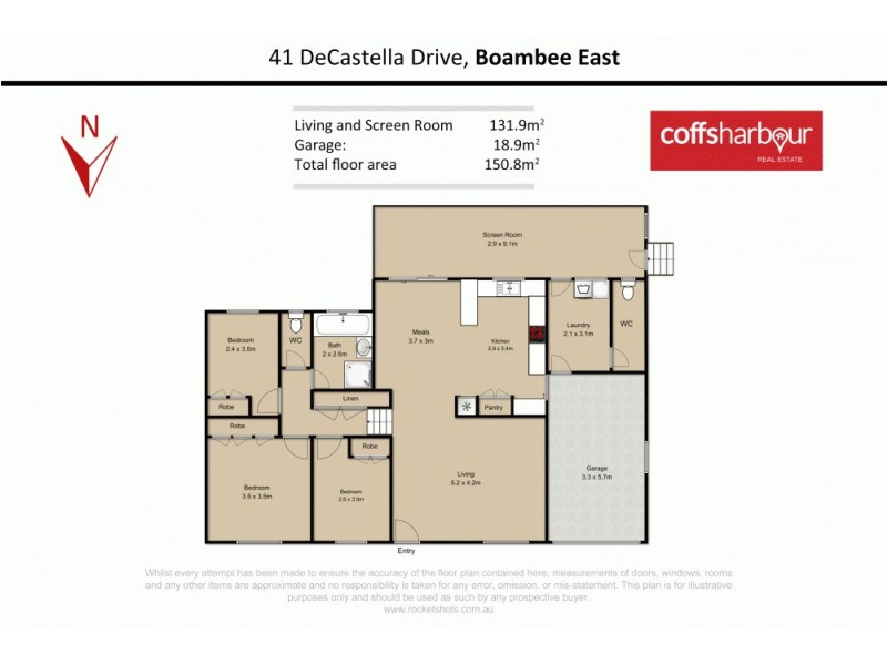 41 De Castella Drive, Boambee East NSW 2452 Floorplan
