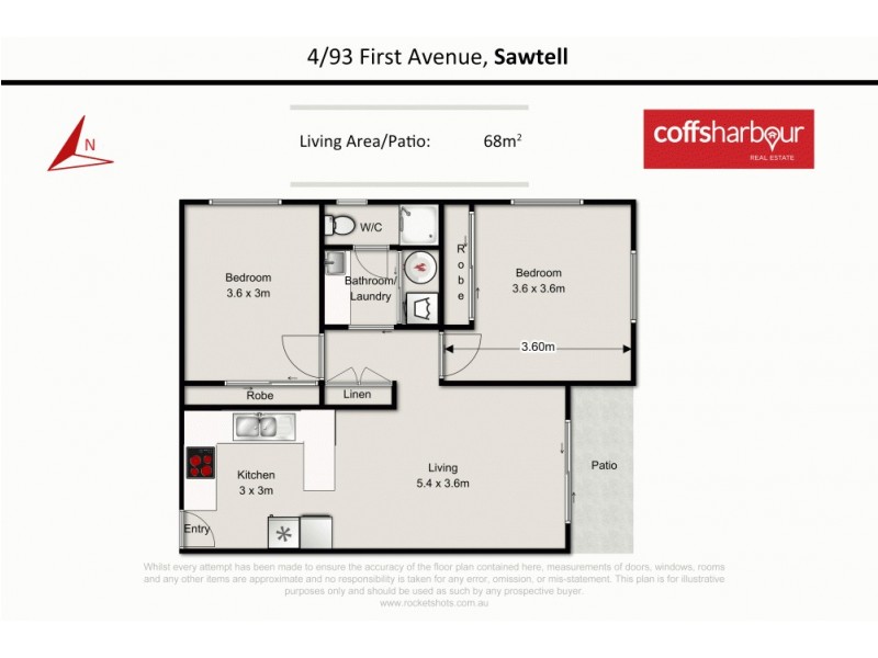 4/93 First Avenue, Sawtell NSW 2452 Floorplan