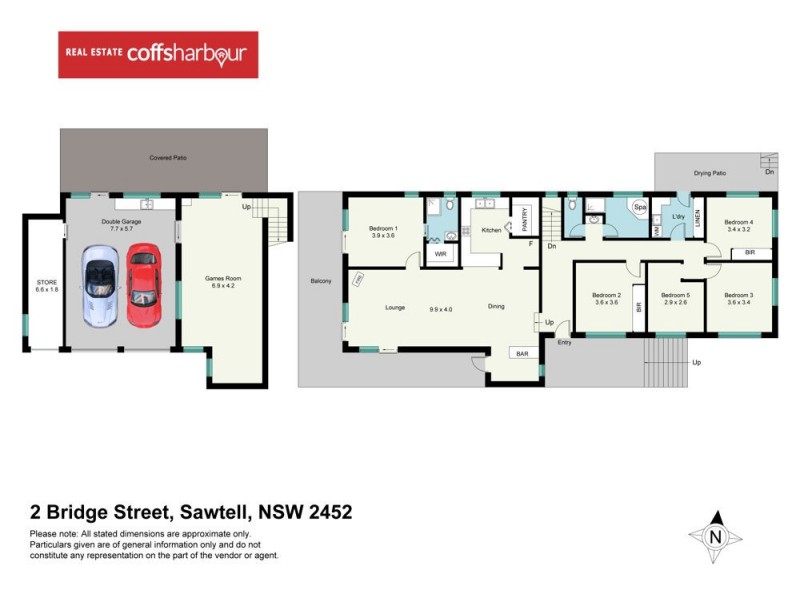 2 Bridge Street, Sawtell NSW 2452 Floorplan
