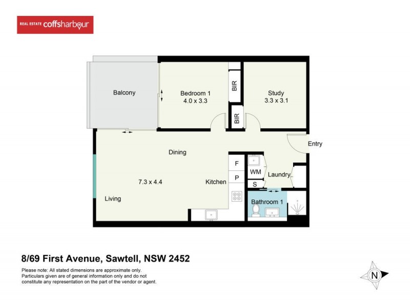 8/69 First Avenue, Sawtell NSW 2452 Floorplan
