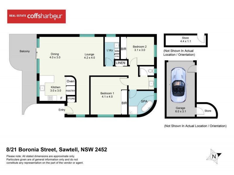 8/21 Boronia Street, Sawtell NSW 2452 Floorplan