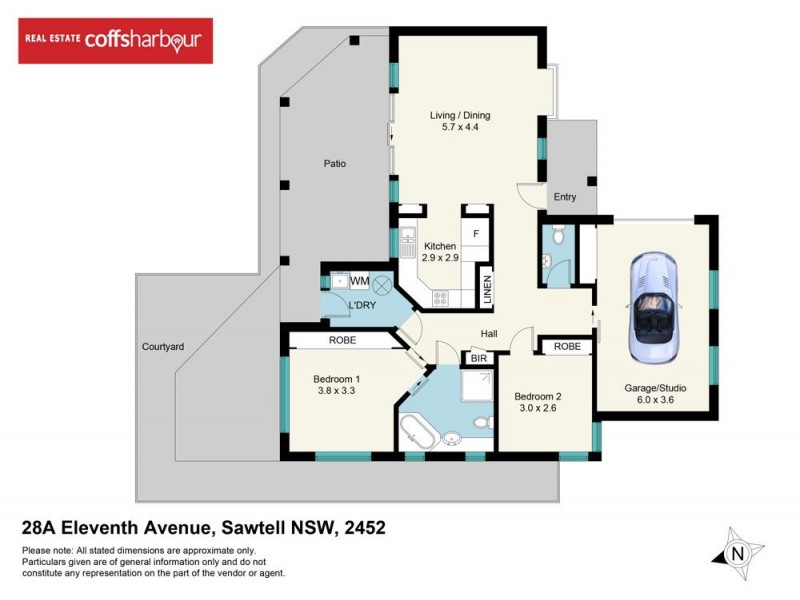 28A Eleventh Avenue, Sawtell NSW 2452 Floorplan
