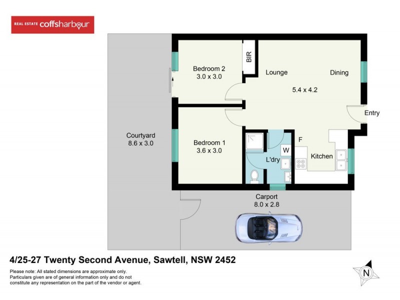 4/25-27 Twenty-Second Avenue, Sawtell NSW 2452 Floorplan