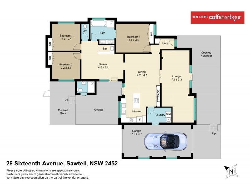 29 Sixteenth Avenue, Sawtell NSW 2452 Floorplan