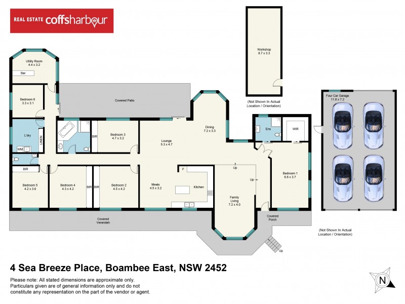 4 Sea Breeze Place, Boambee East NSW 2452 Floorplan