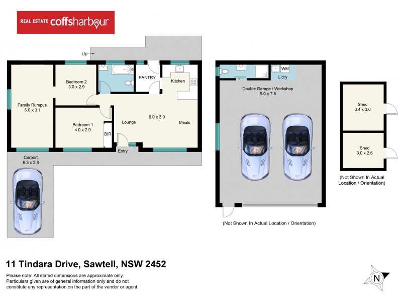 11 Tindara Drive, Sawtell NSW 2452 Floorplan