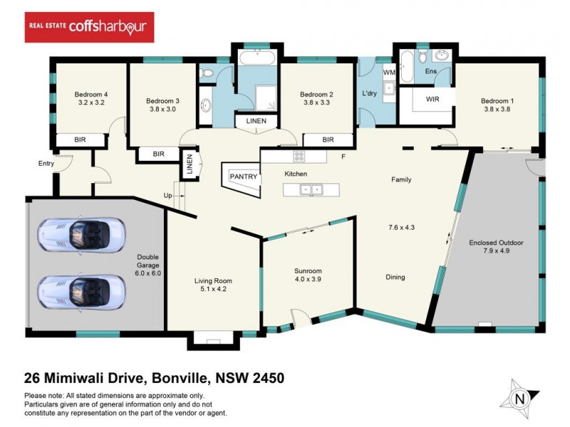 26 Mimiwali Drive, Bonville NSW 2441 Floorplan