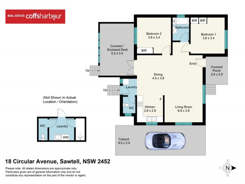 18 Circular Avenue, Sawtell NSW 2452 Floorplan