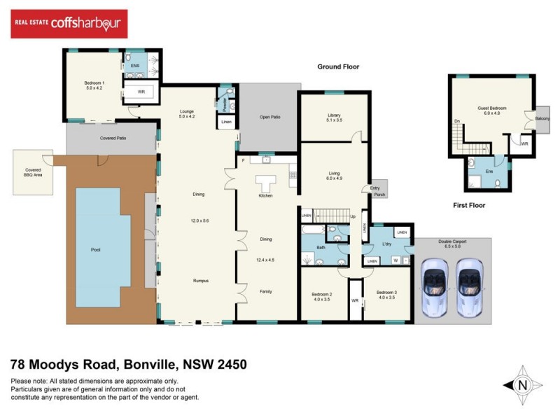 78 Moodys Road, Bonville NSW 2441 Floorplan