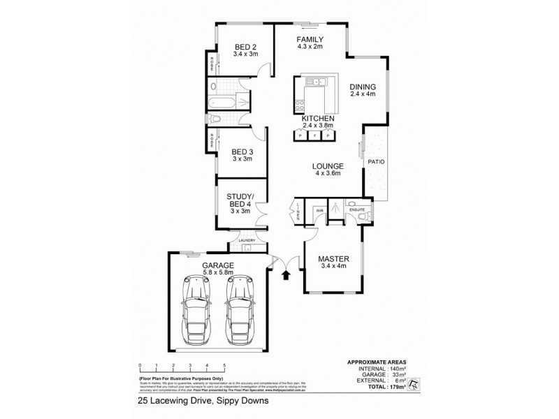 25 Lacewing Drive, Sippy Downs QLD 4556 Floorplan