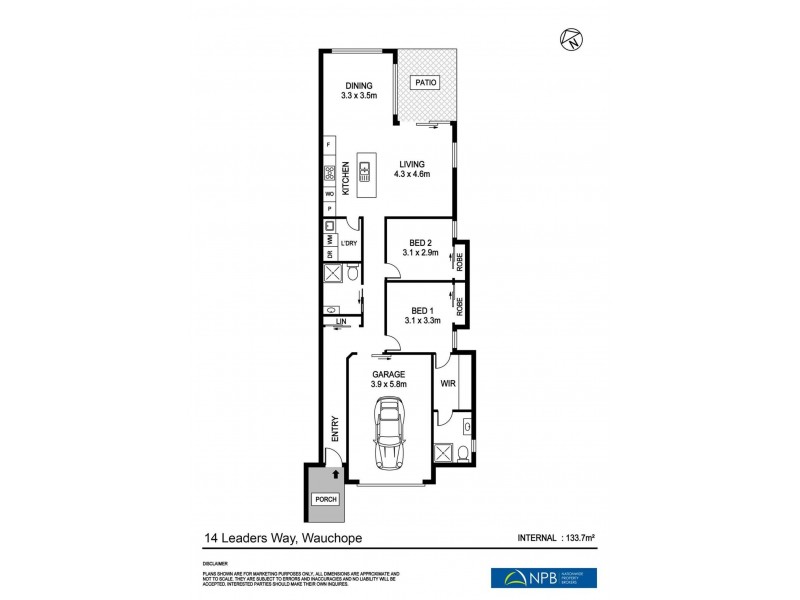 14A Leaders Way, Wauchope NSW 2446 Floorplan