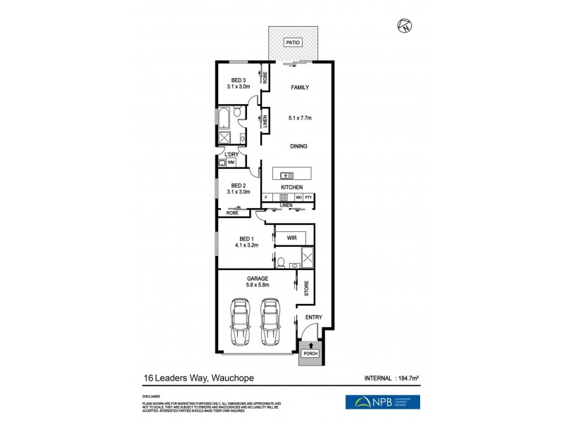 14B Leaders Way, Wauchope NSW 2446 Floorplan