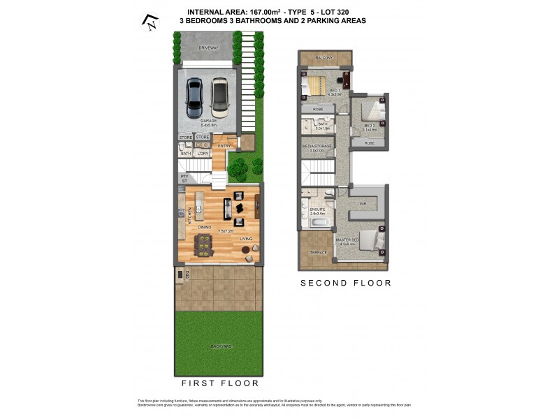 320 White Water Terrace, Lake Cathie NSW 2445 Floorplan