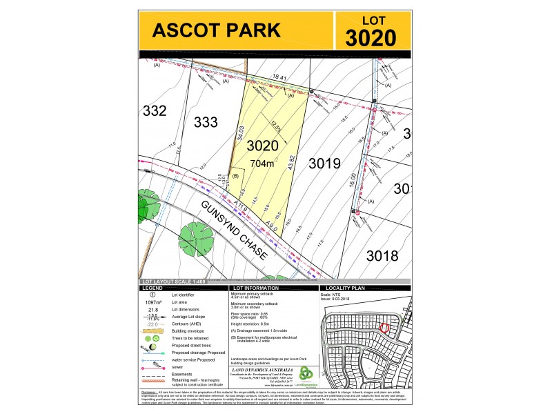 Lot 3020 Ascot Park Estate, Port Macquarie NSW 2444 Floorplan