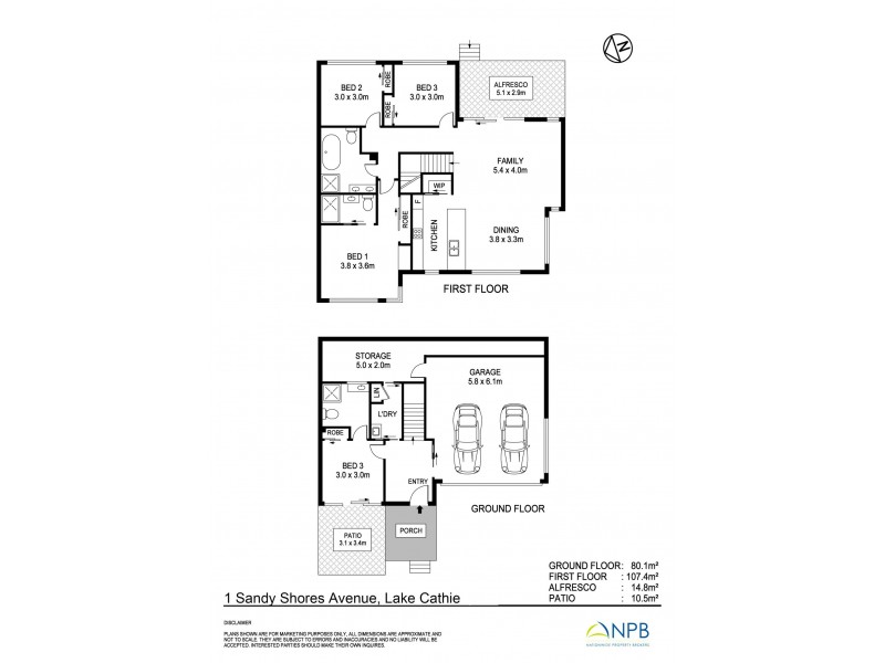 1 Sandy Shores, Lake Cathie NSW 2445 Floorplan