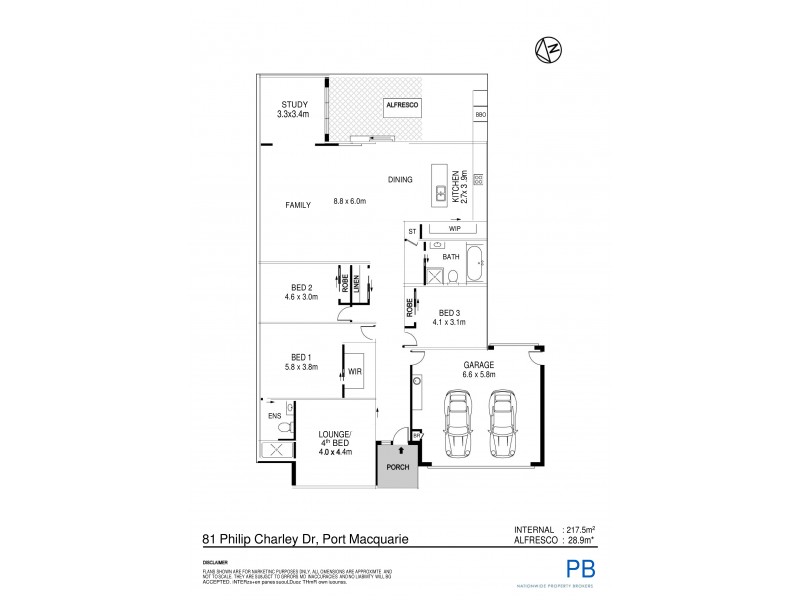 81 Philip Charley, Port Macquarie NSW 2444 Floorplan