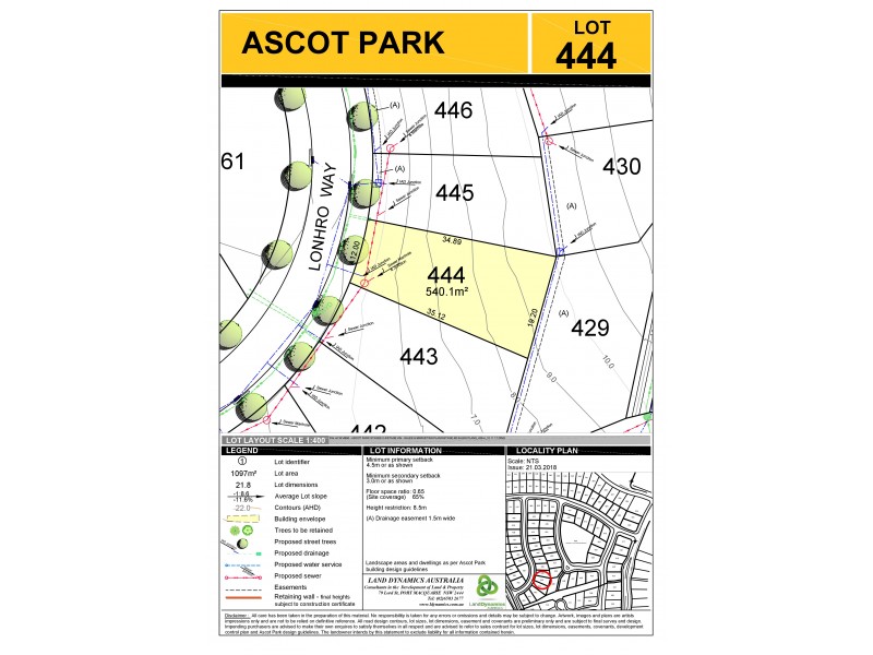 Lot 444 Ascot Park, Port Macquarie NSW 2444 Floorplan