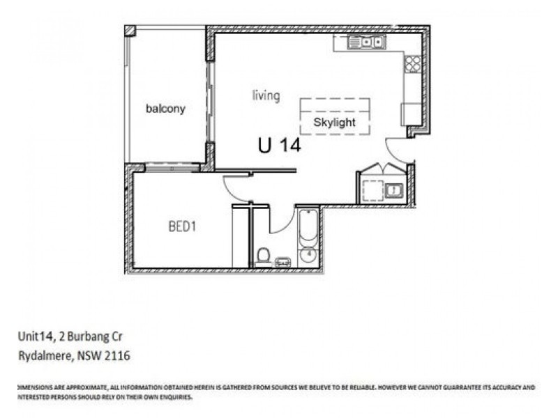 14/2 Burbang crescent, Rydalmere NSW 2116