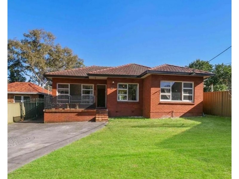 12 Florence street, South Wentworthville NSW 2145
