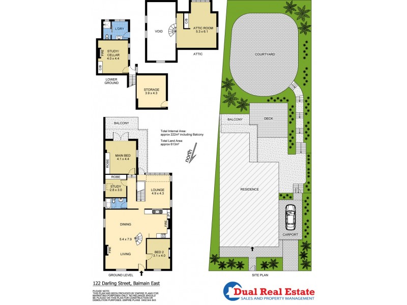 122 Darling Street, Balmain East NSW 2041 Floorplan