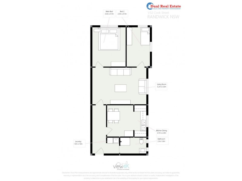1/52 Cook Street, Randwick NSW 2031 Floorplan